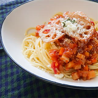 根菜たっぷりミートソース